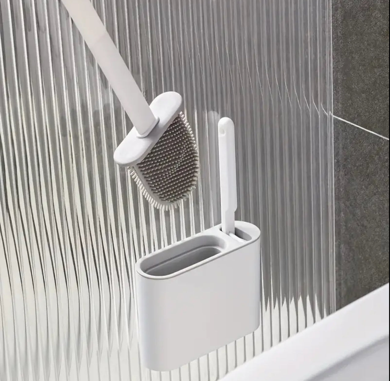 3 in 1 toilet brush set