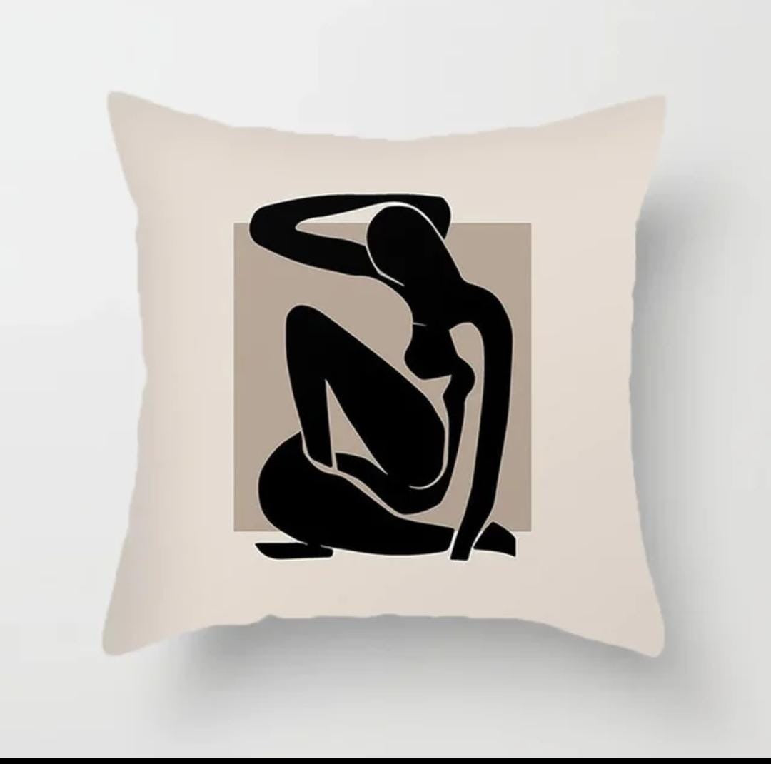 Abstract decorative throw pillow covers