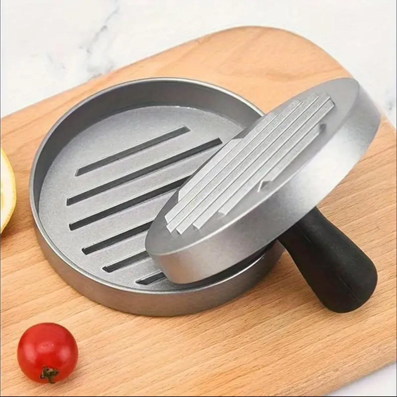 Burger press