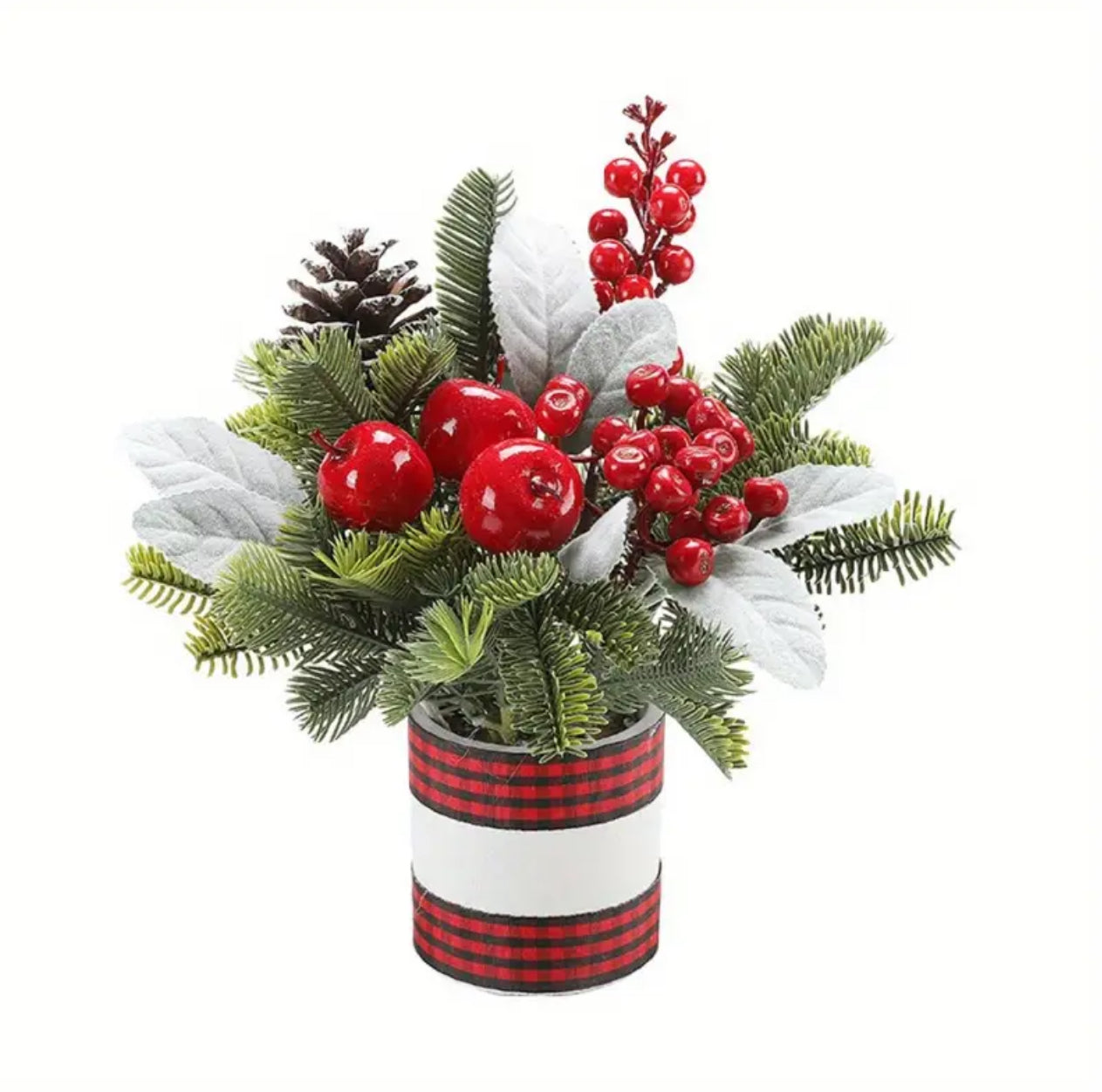 1Pcs Tabletop Exquisite Mini Christmas Tree Stump