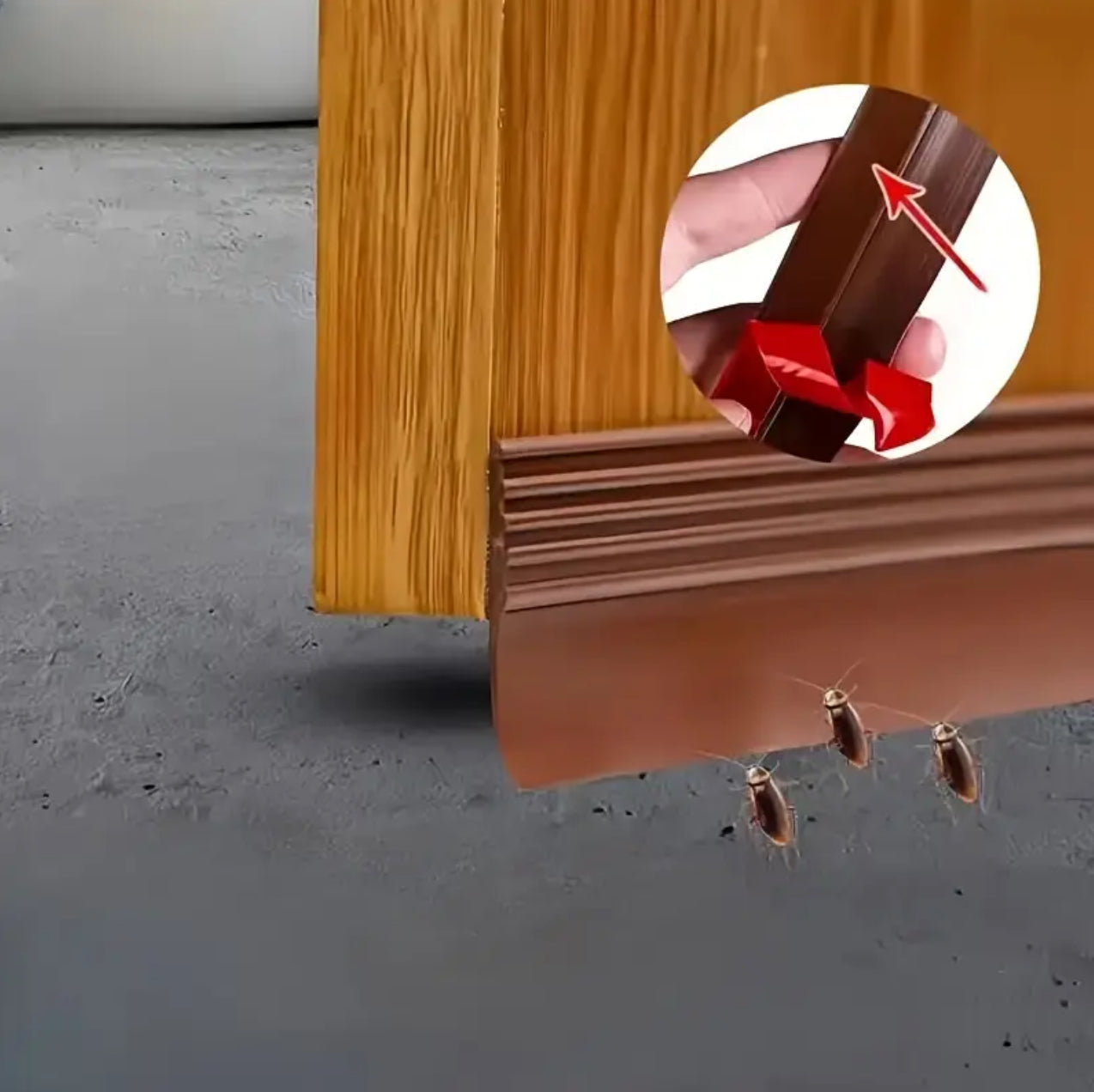 Waterproof Adhesive Silicone rubber Under Door Sealing strip