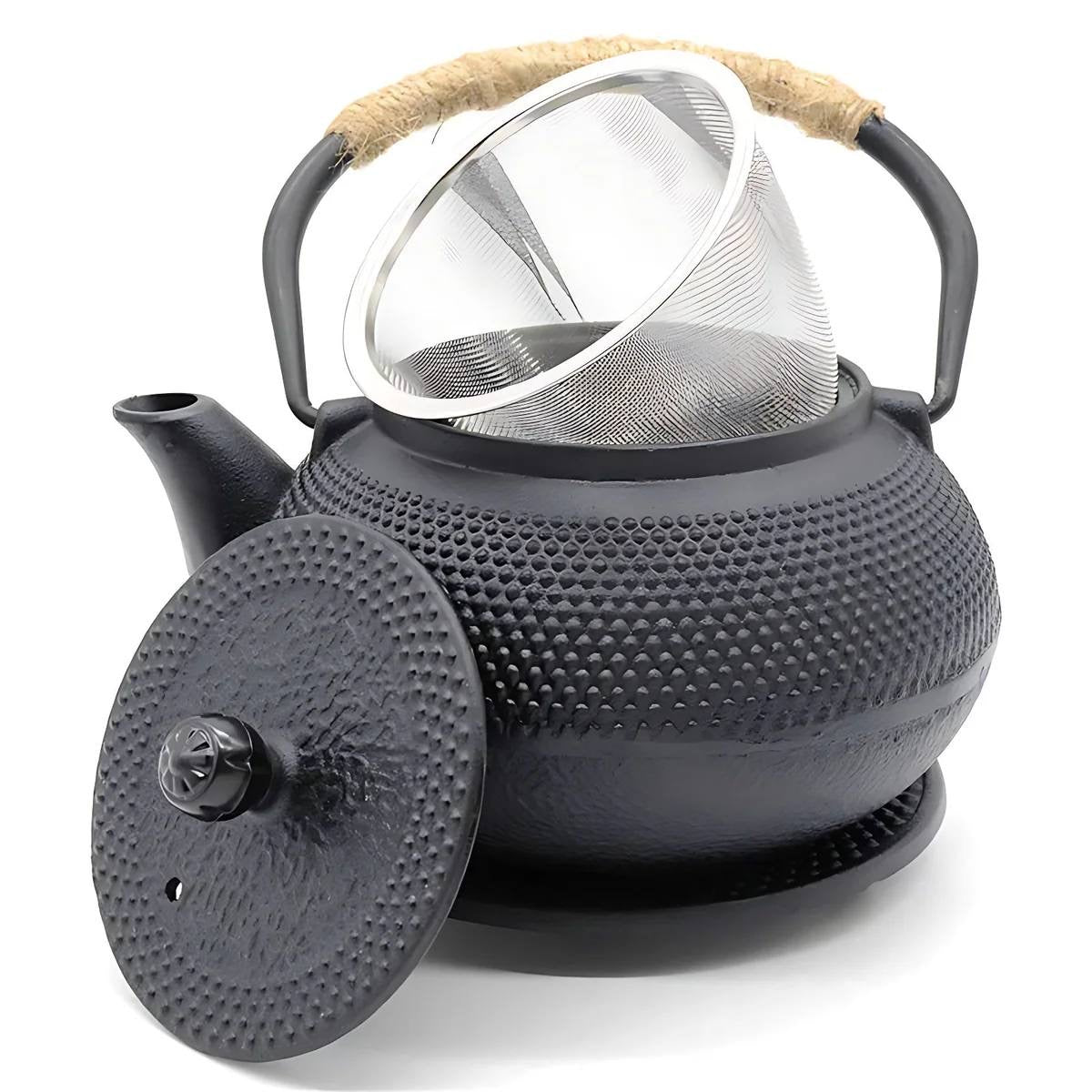 Bigger & better
1.8L original heavy duty cast iron tea pot with infuser