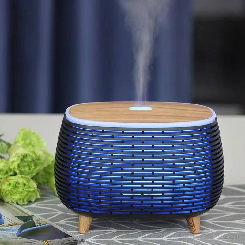 7 Colors Wood Grain Ultrasonic Ultrasonic Aromatherapy Diffuser
