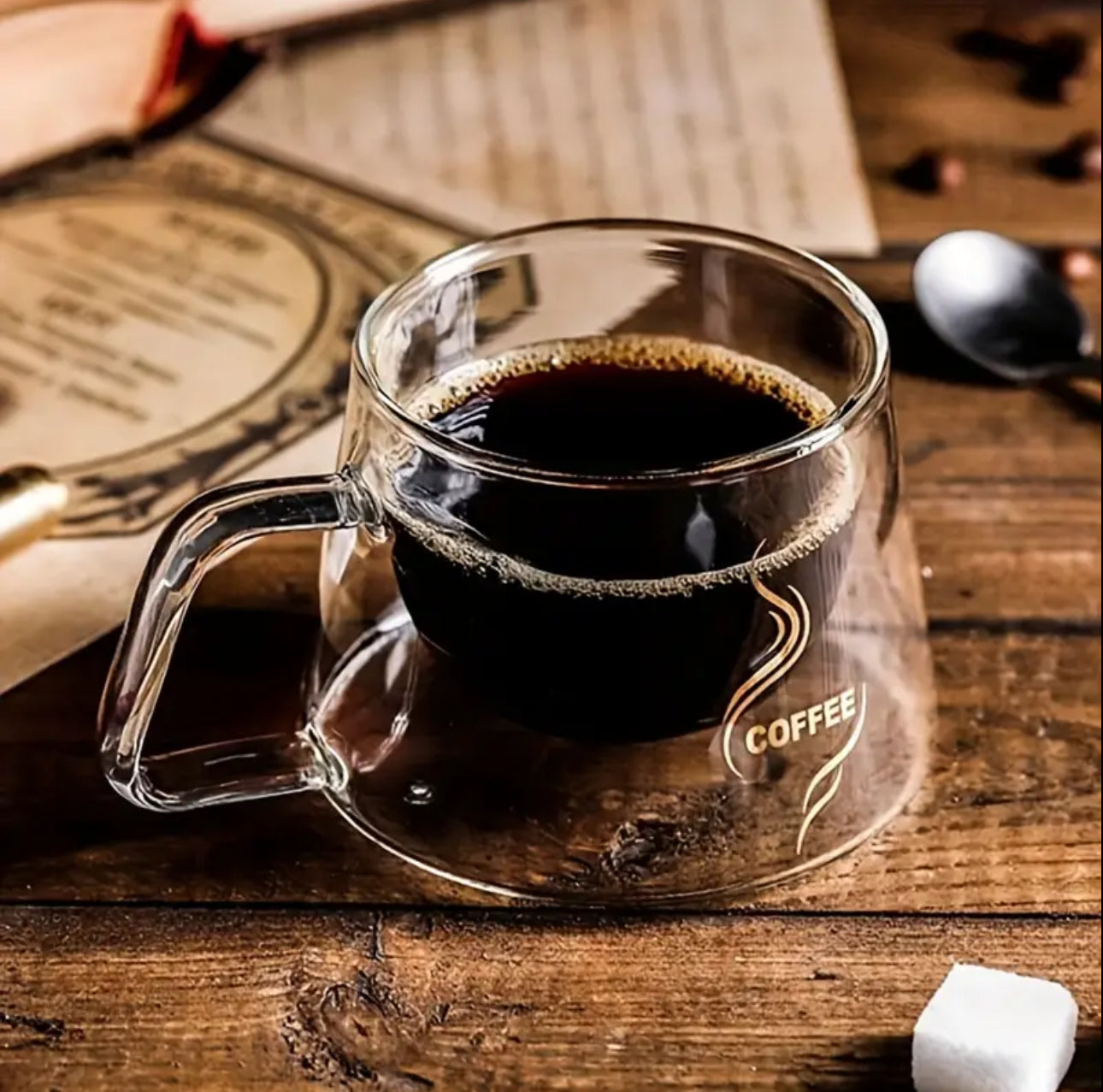 espresso double walled cup