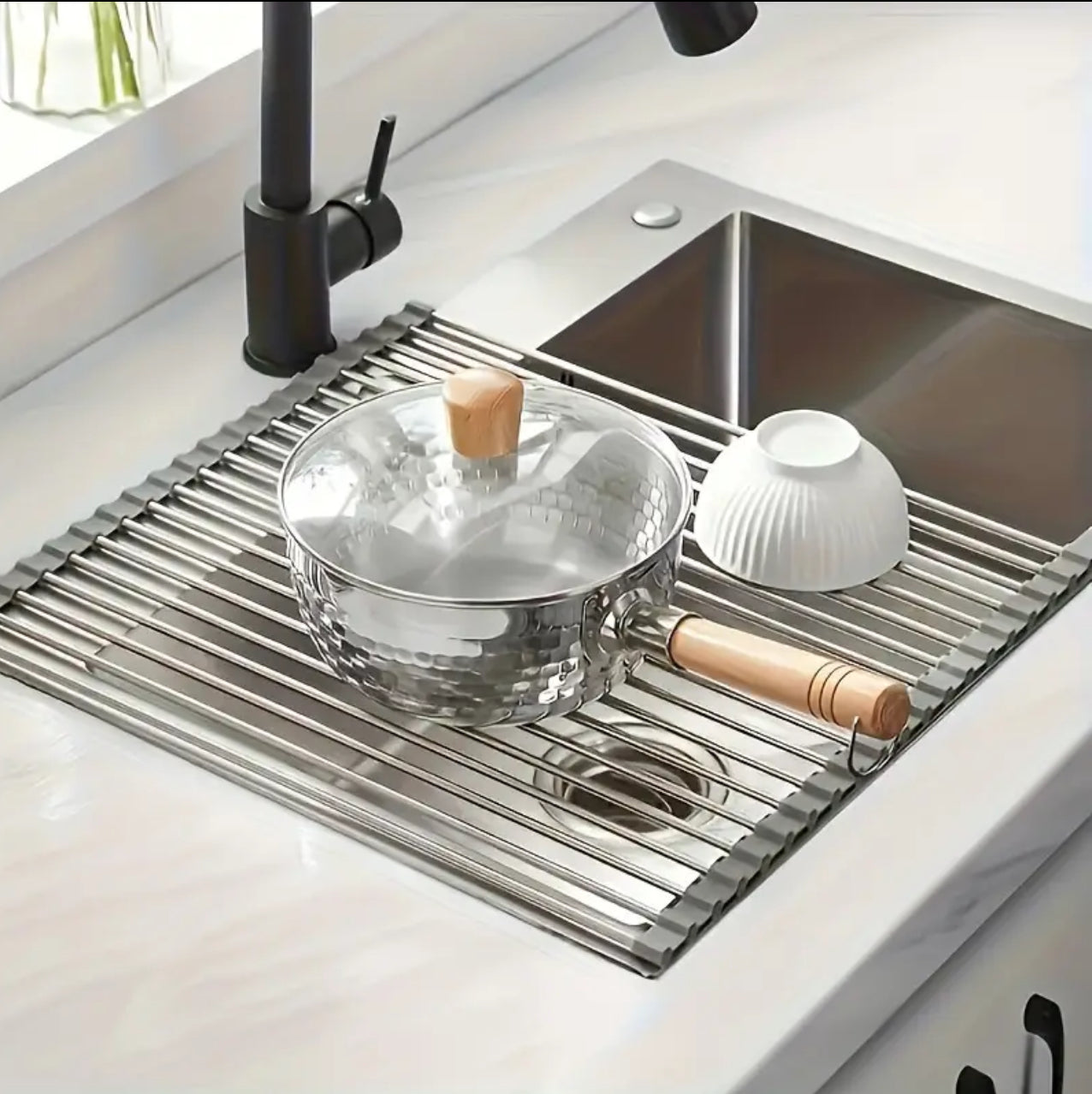 Stainless Steel Foldable Vegetable/ Fruits & Dish Drying mat