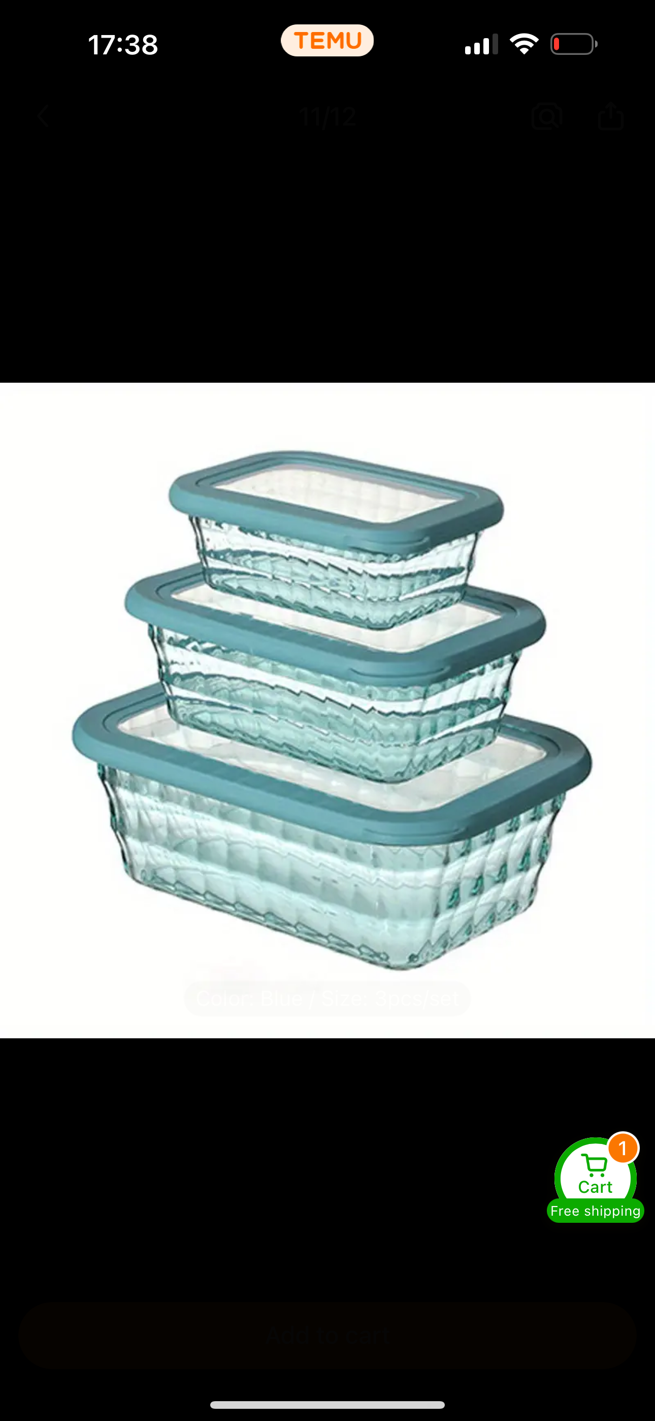 3in1 acrylic storage containers
