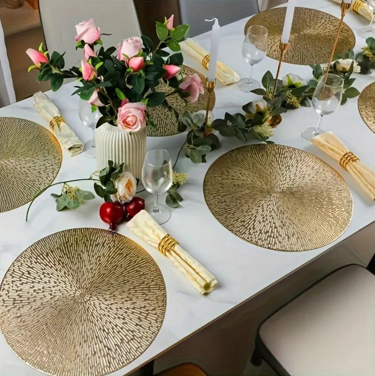 Round table mats
6pcs set