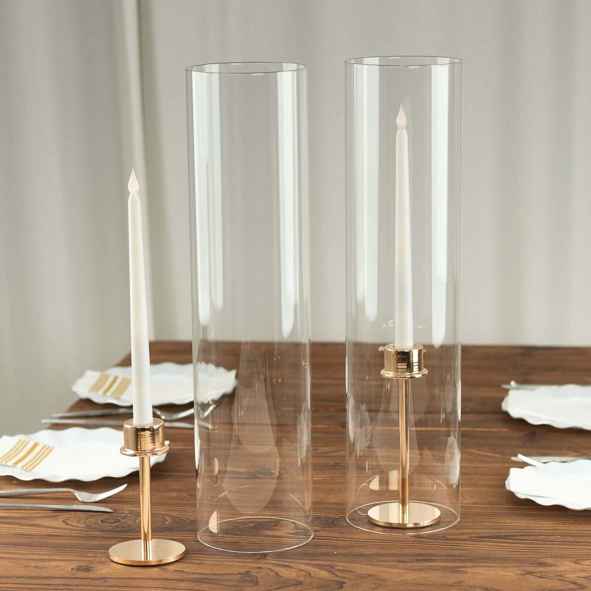 Modern creative clear glass vase