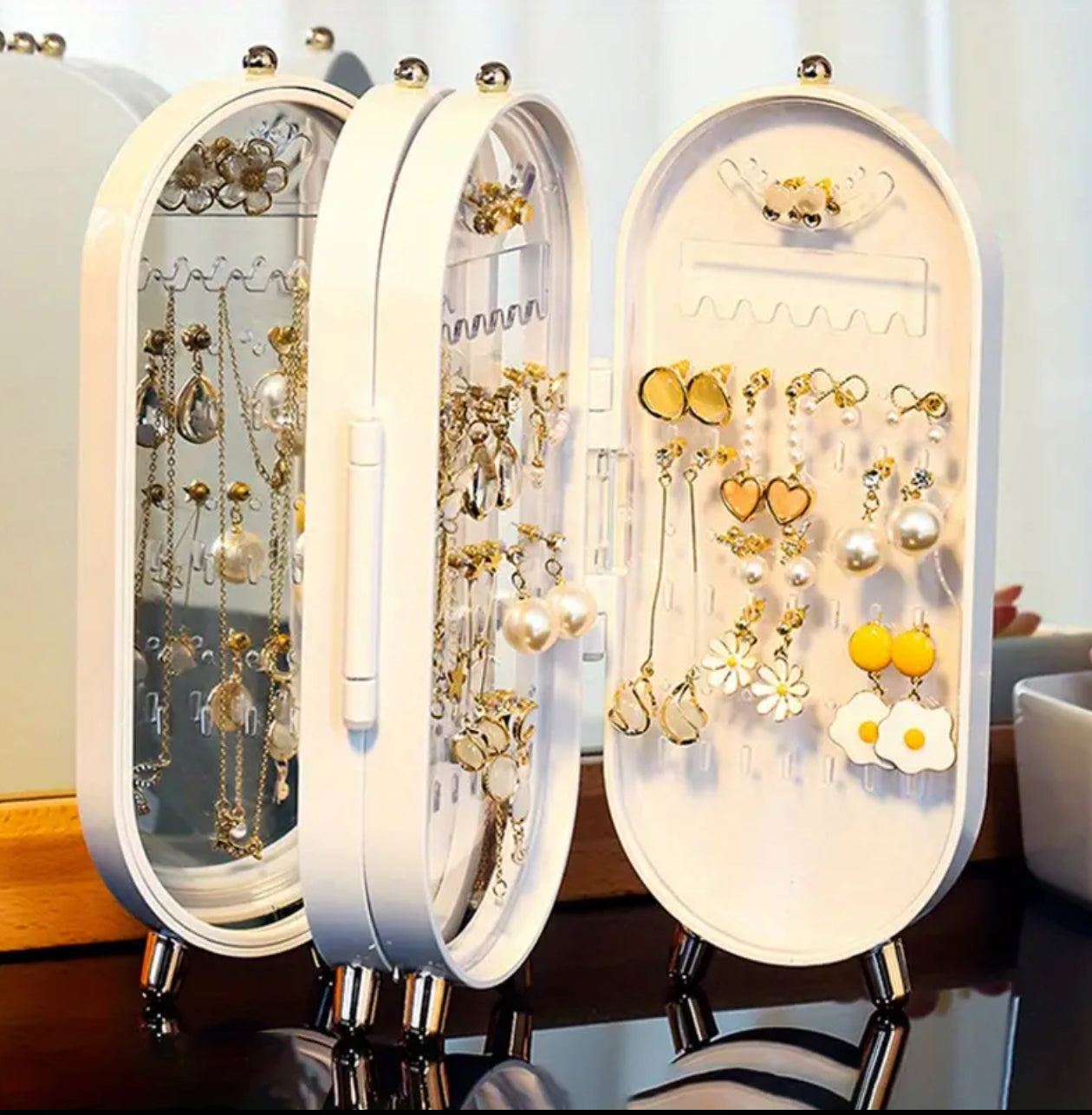 Foldable Unique Exquisite Vintage retro Jewelry Display Rack