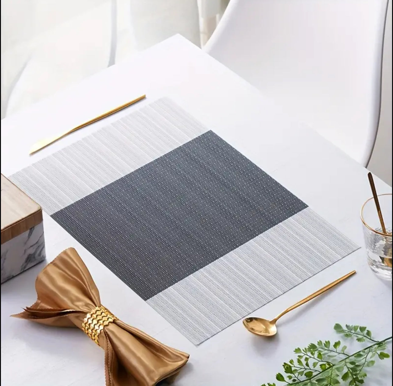 6pcs pvc table mats