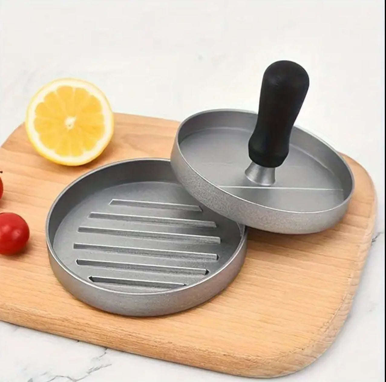 Burger press