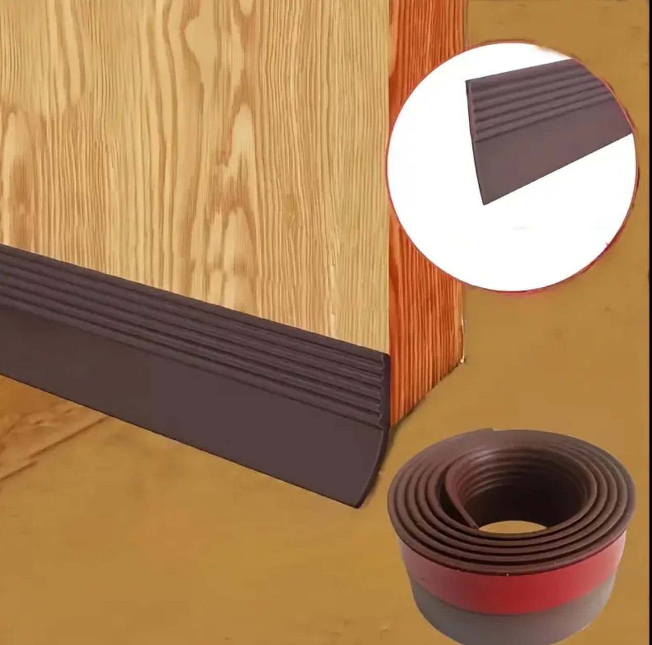 Waterproof Adhesive Silicone rubber Under Door Sealing strip