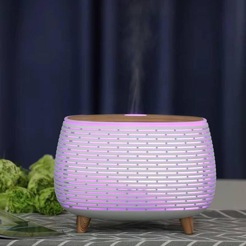 7 Colors Wood Grain Ultrasonic Ultrasonic Aromatherapy Diffuser
