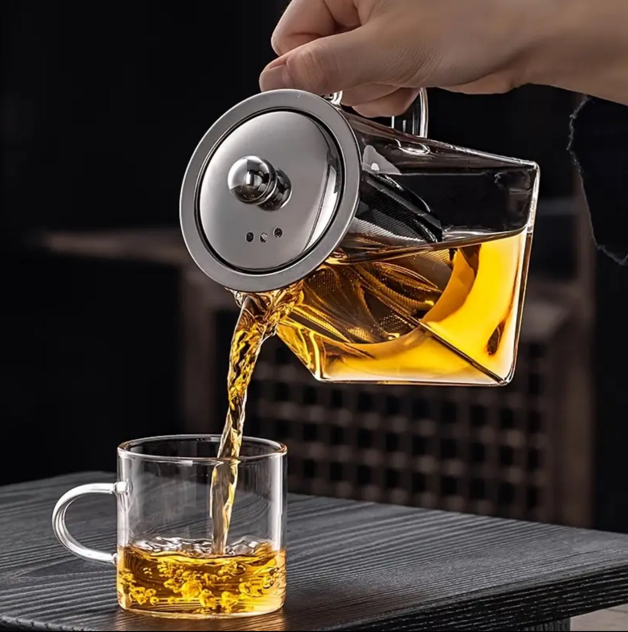 Borosilicate Glass Tea Pot with Infuser