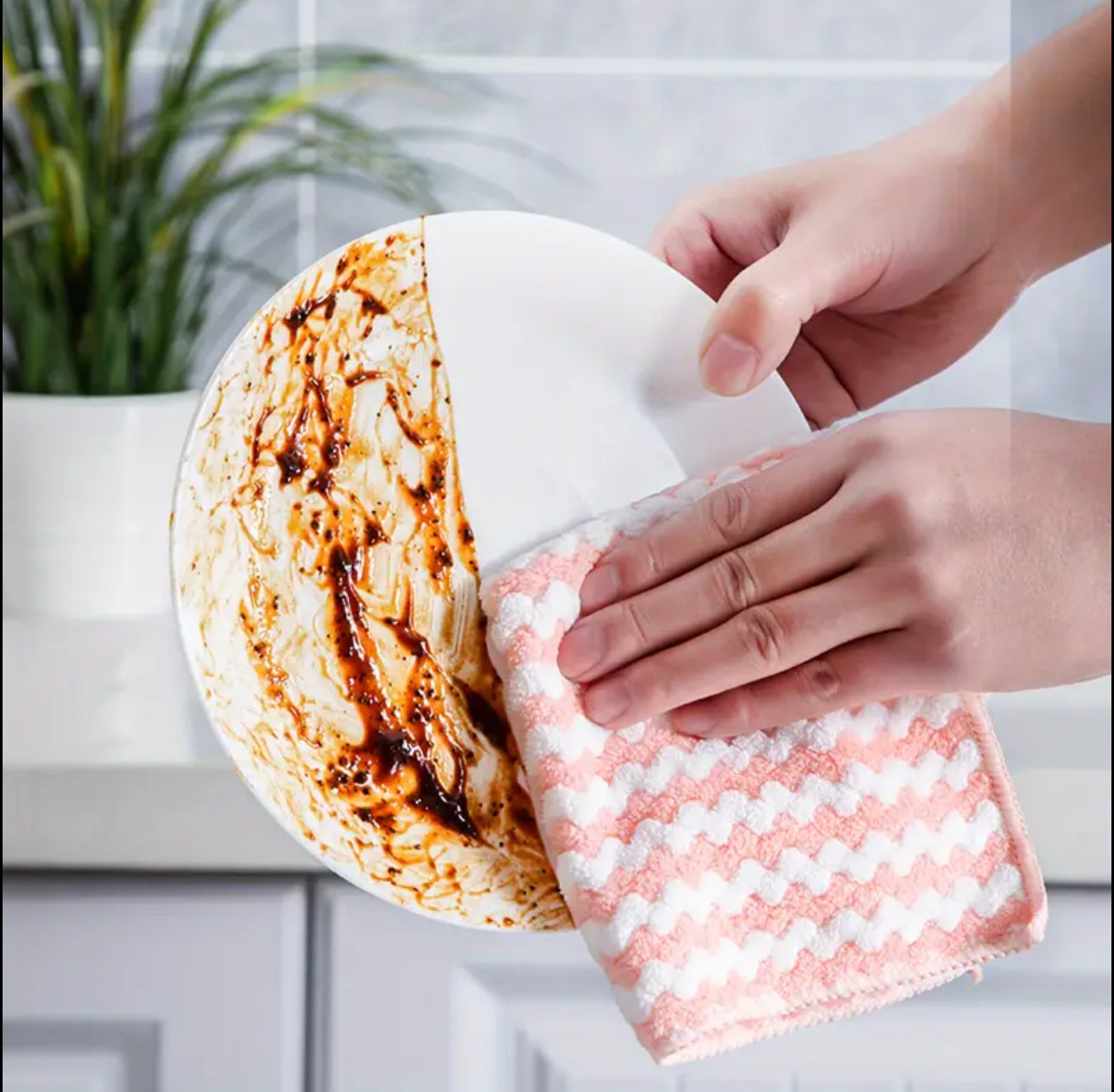 High Quality,Absorbent, Multipurpose Soft Towels
Kitchen cleaning coral fleece dishcloth super