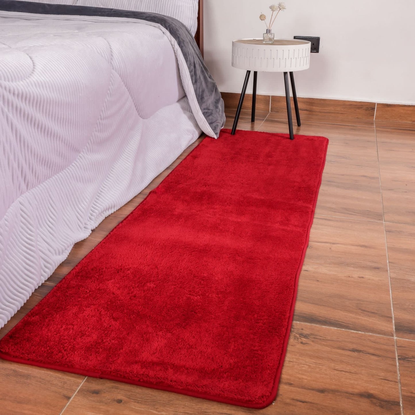 Non Slip Absorbent bedside mat Soft luxurious bedside rug