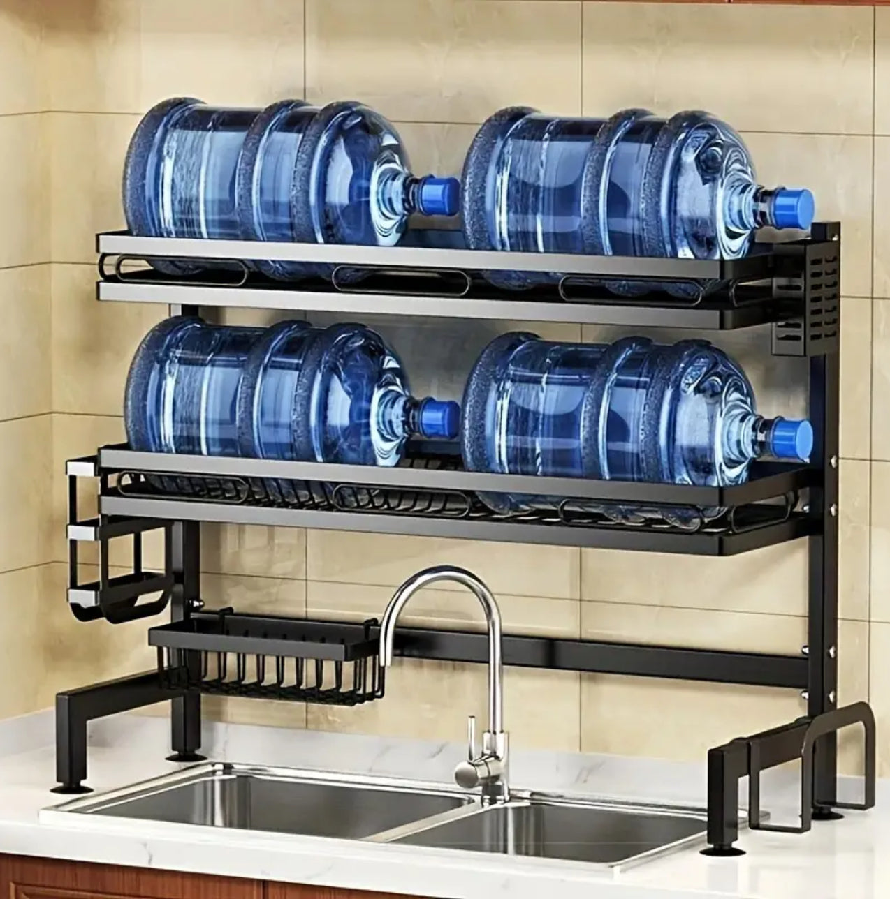 2 layer over the sink dish drainer