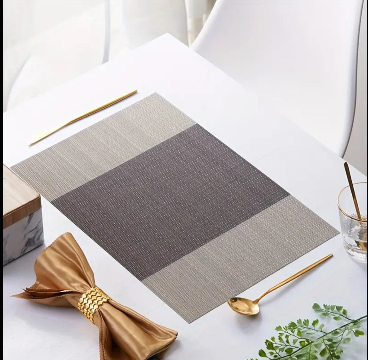 6pcs pvc table mats