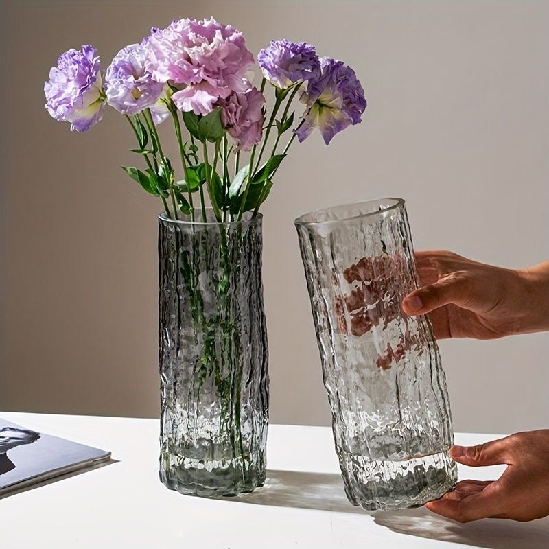 Modern creative dark glass vase