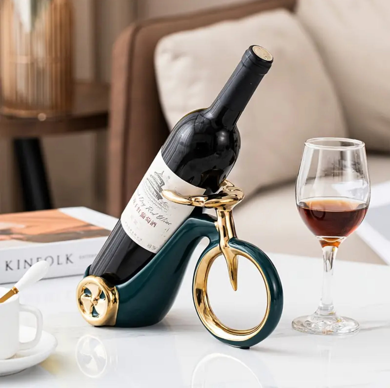 Luxury home decor wine rack