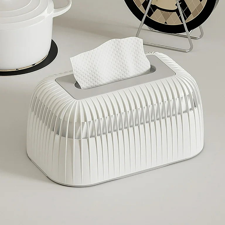 Stripped tissue / serviette box
