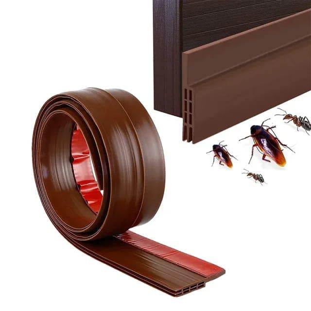 Waterproof Adhesive Silicone rubber Under Door Sealing strip*