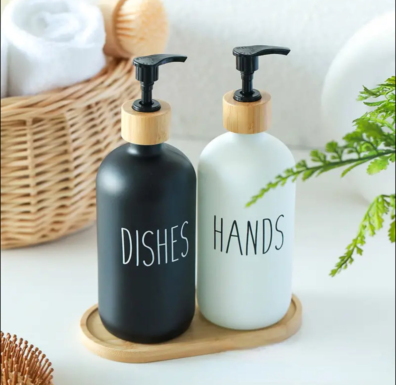 3 pc / set hand and soap dispenser