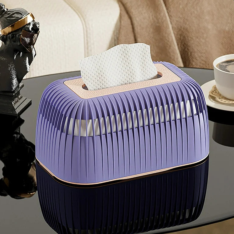 Stripped tissue / serviette box