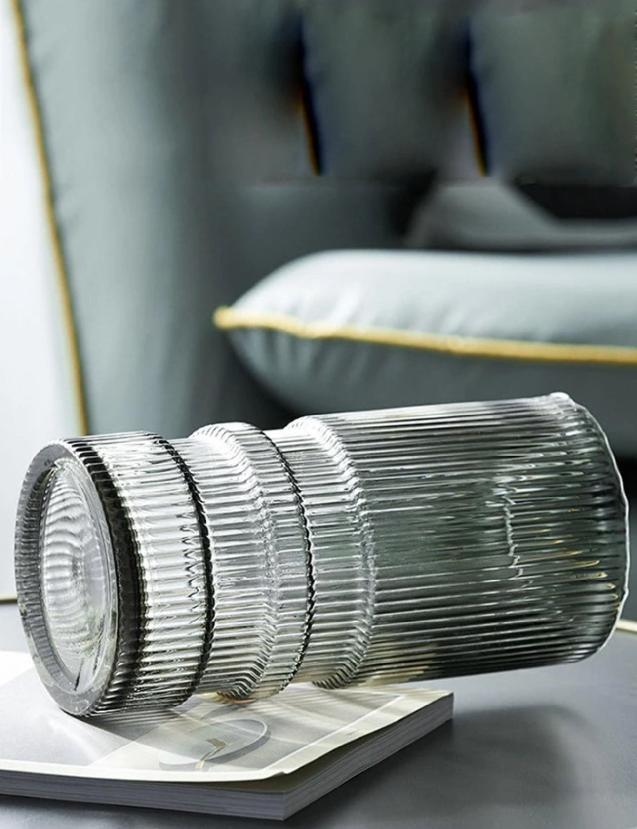 Modern creative dark glass vase