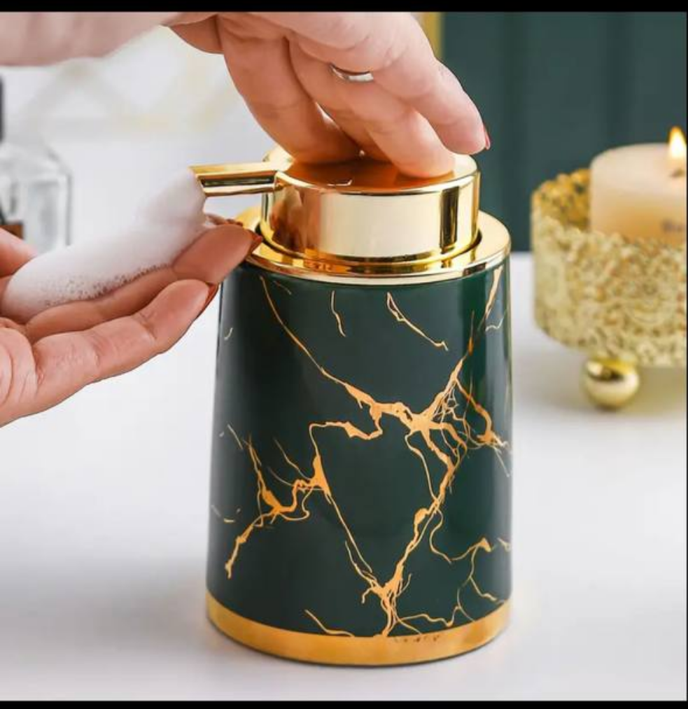 Marble soap pump / dispenser