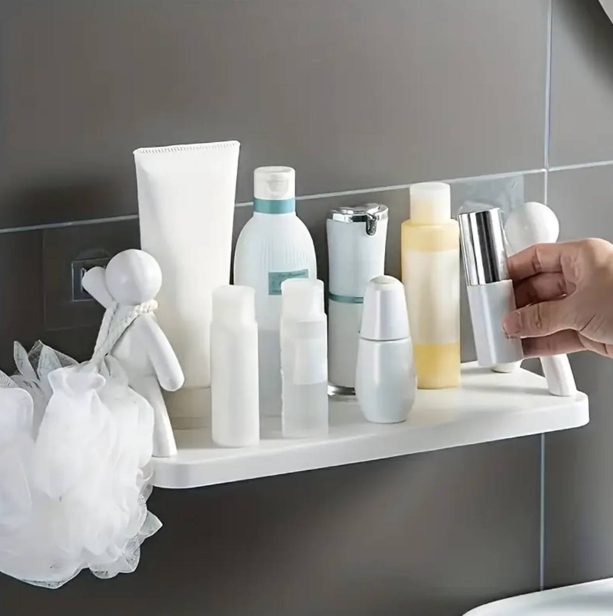 Self-adhesive Bathroom Storage Racks