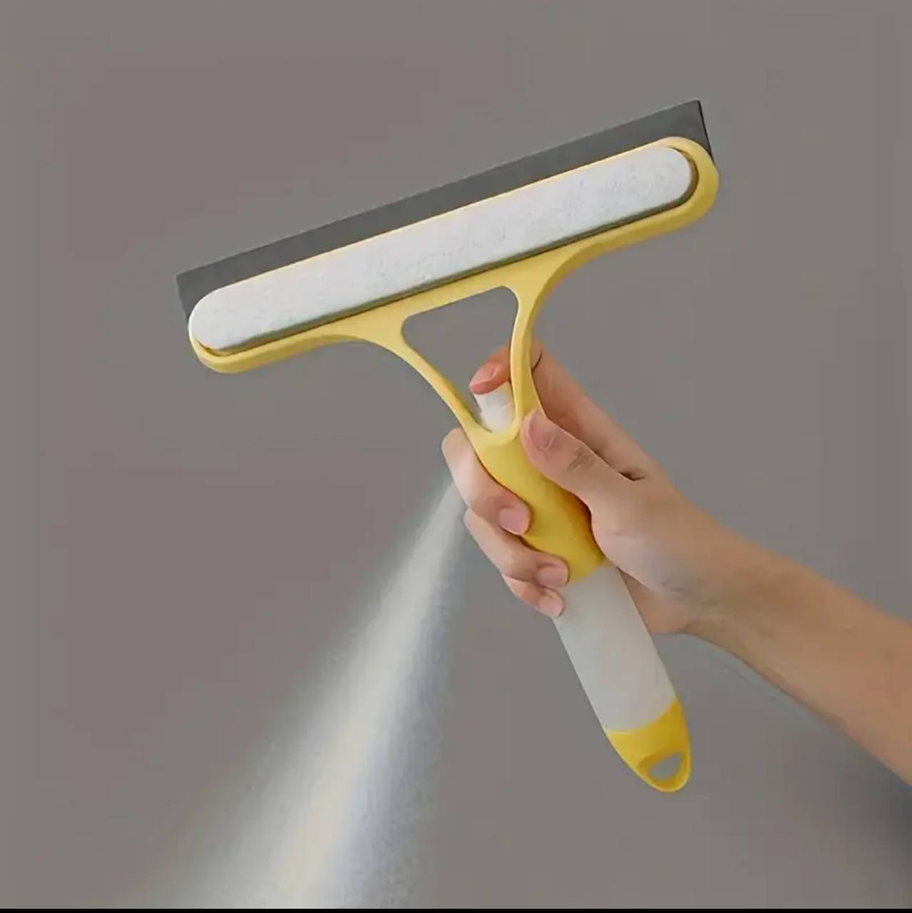 3-in-1 Car Spray Glass Double Sided Wiper Spray Window Squeegee Cleaner