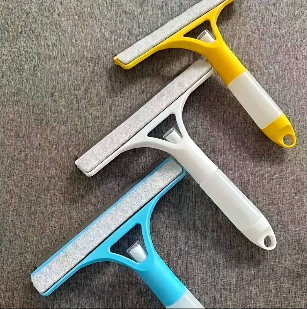 3-in-1 Car Spray Glass Double Sided Wiper Spray Window Squeegee Cleaner