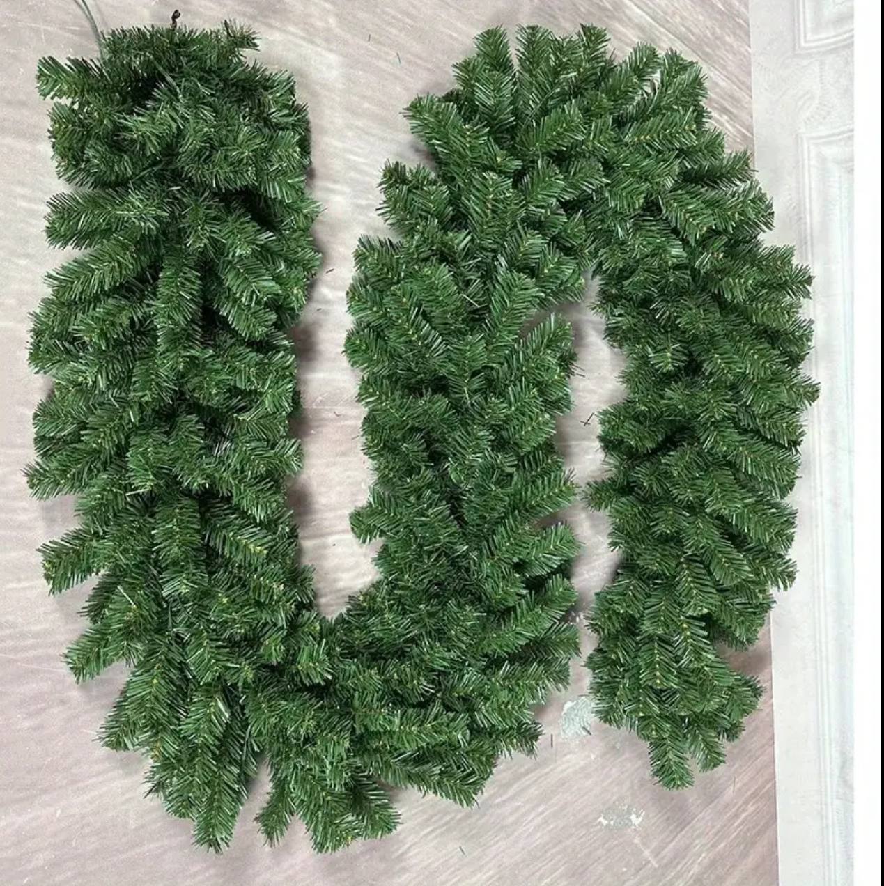 Christmas Green Pine Needle Wreath
