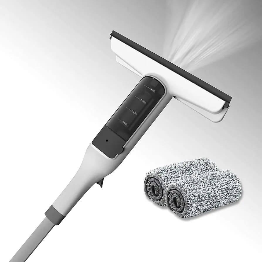 Window Cleaner with sprayer and squeegee