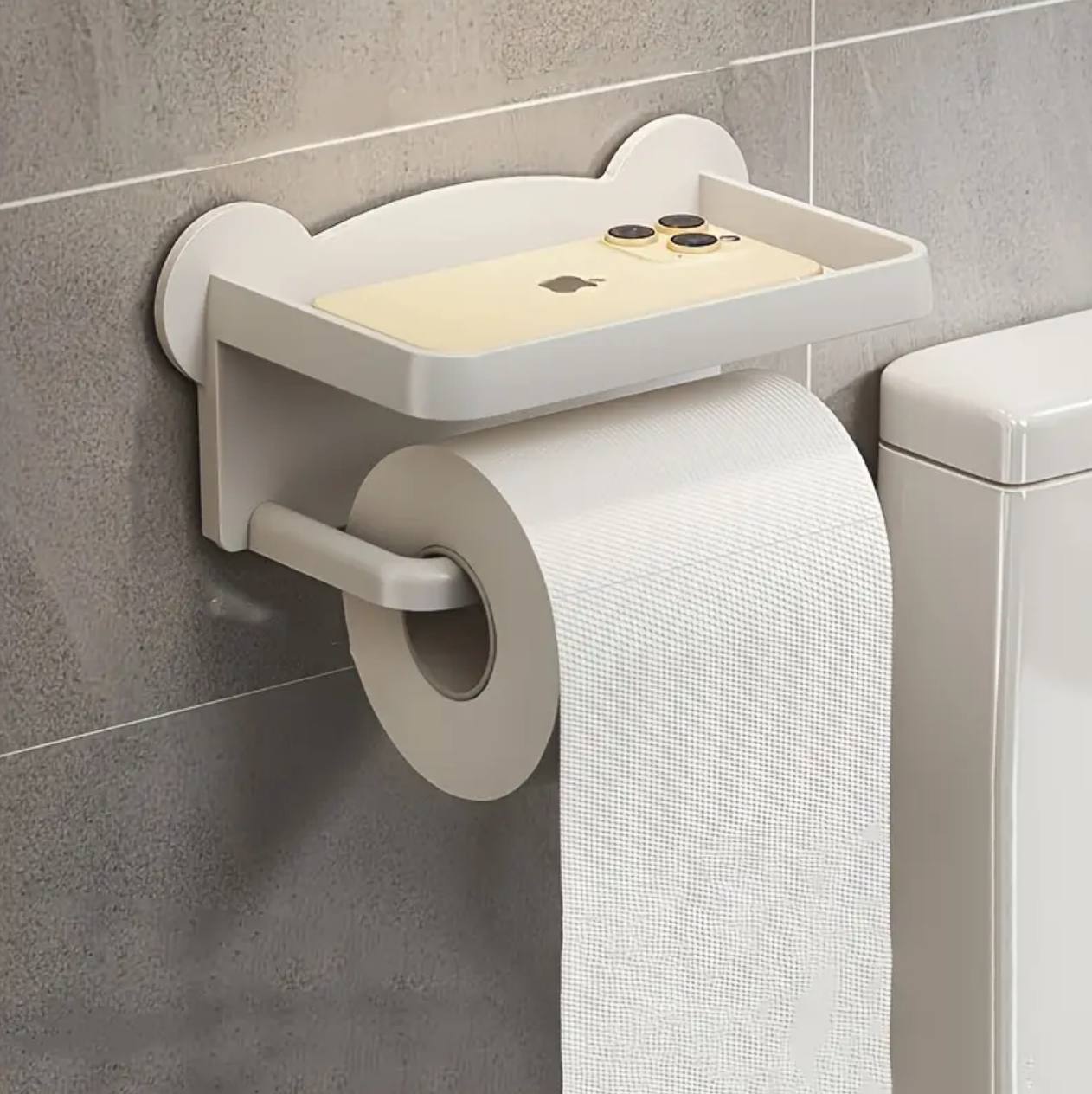 Punch Free Wall Mounted Tissue / storage Rack