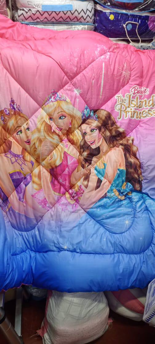 Cartoon themed duvet 1 bedsheet 1 pillowcase