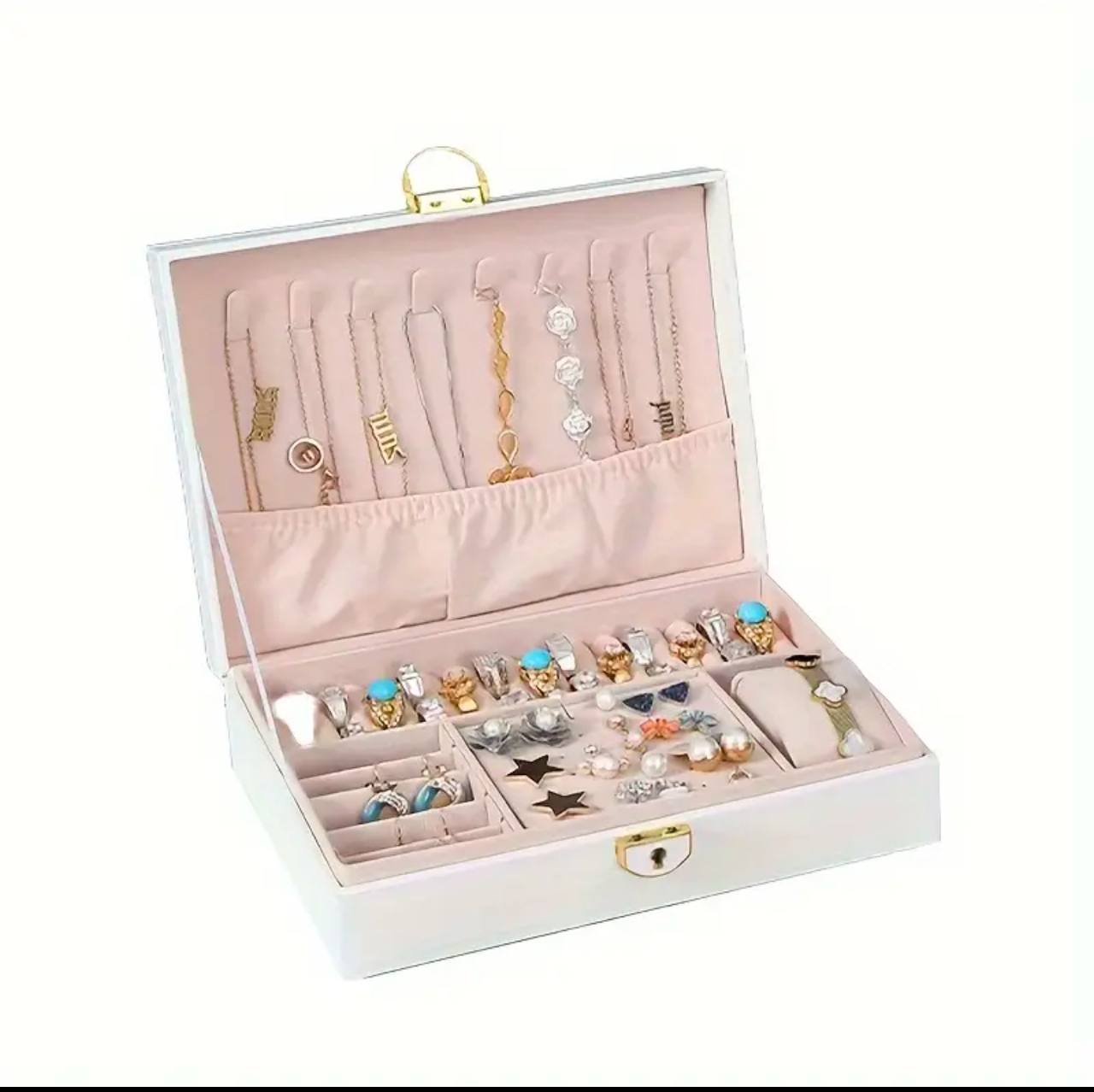 Exquisite Large Capacity Travel Jewelry Bag / Jewelry Organizer