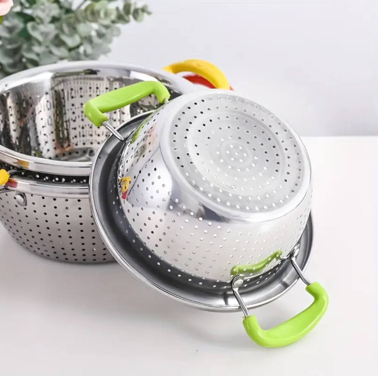 32cm with handles drainer/Rice strainer,fruits drainer