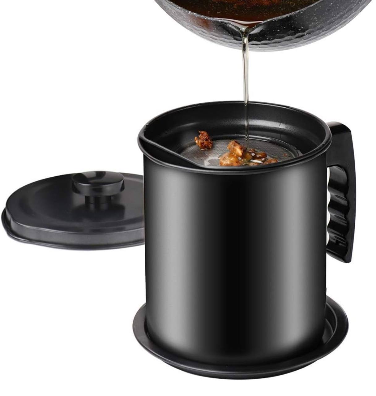 1.5 Oil metallic black sieve