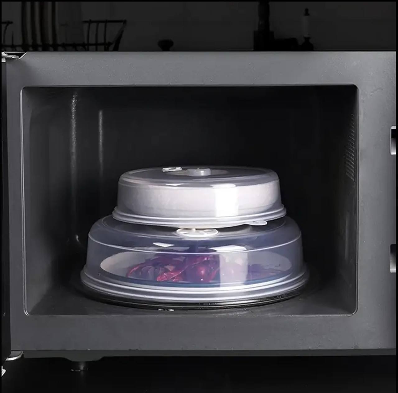 Transparent 27cm microwave Cover