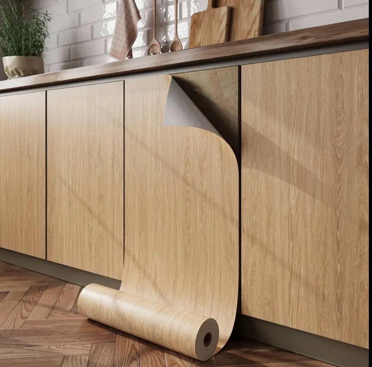multi-purpose Wooden profile self adhesive mat