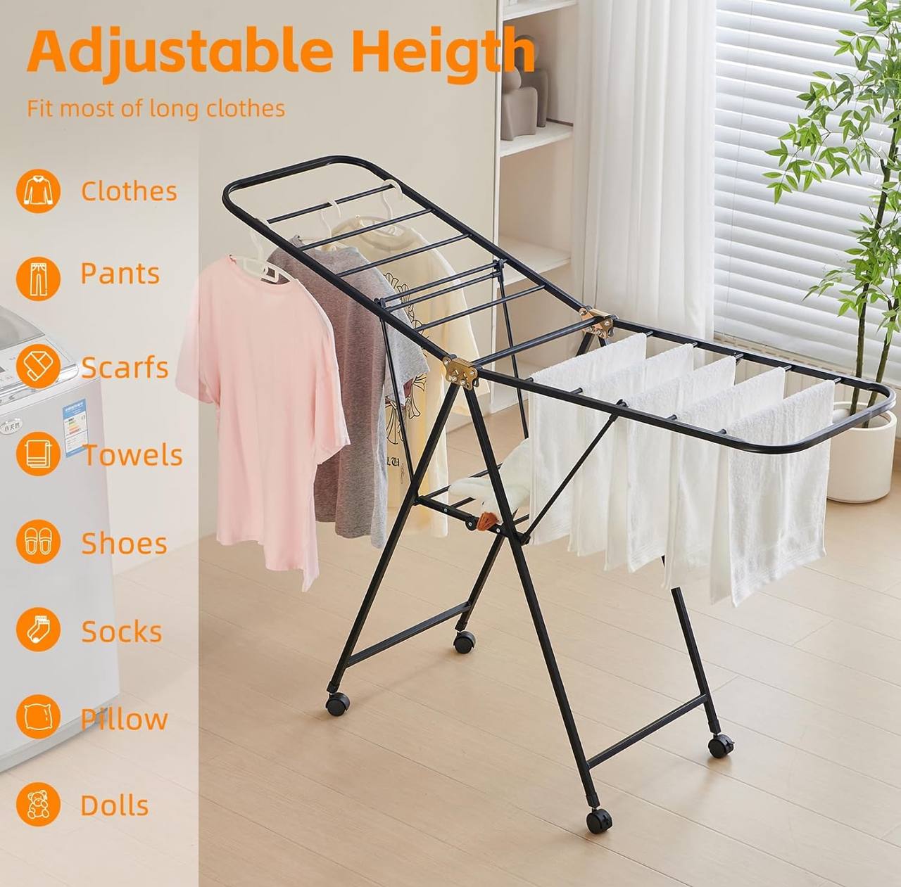 Folding Clothes Drying Rack
