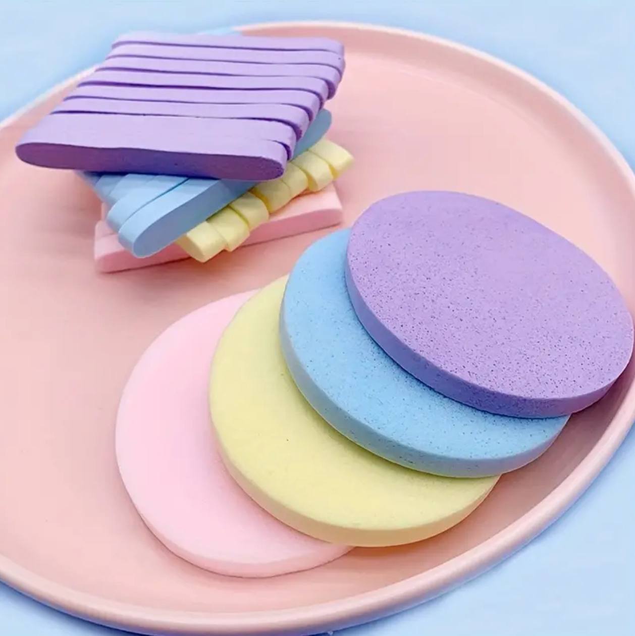 12pcs Set Face Compressed lean sponge makeup Facial Cleaner