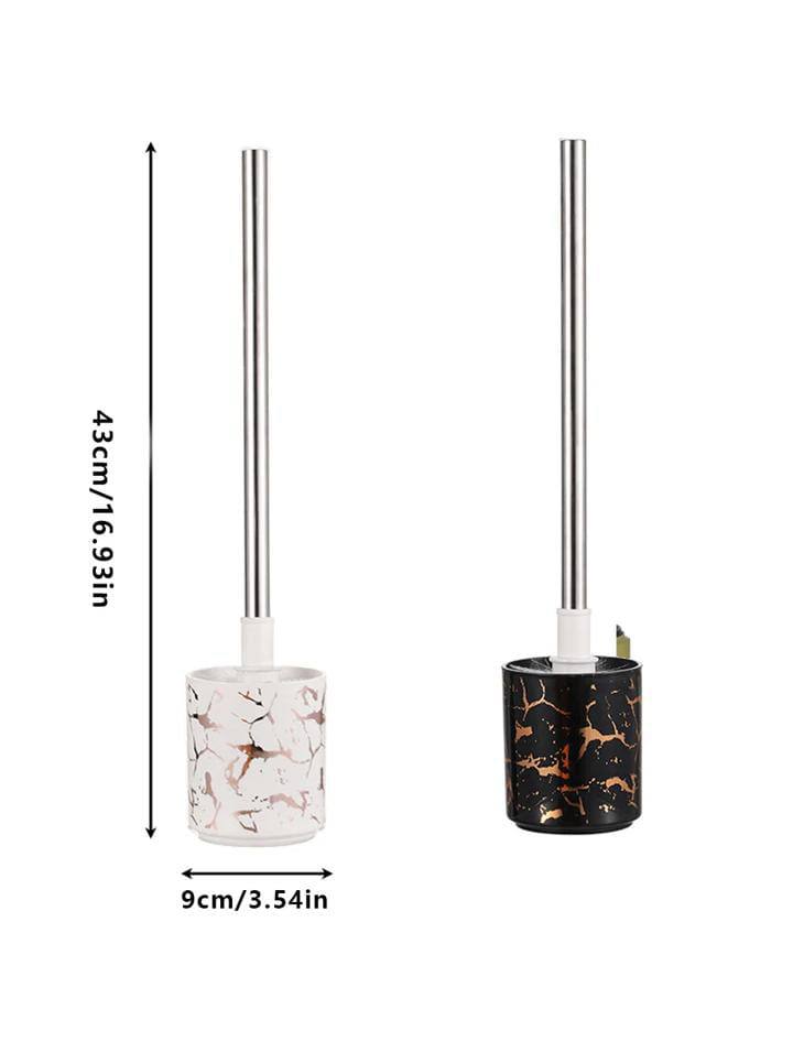 Marble toilet brush