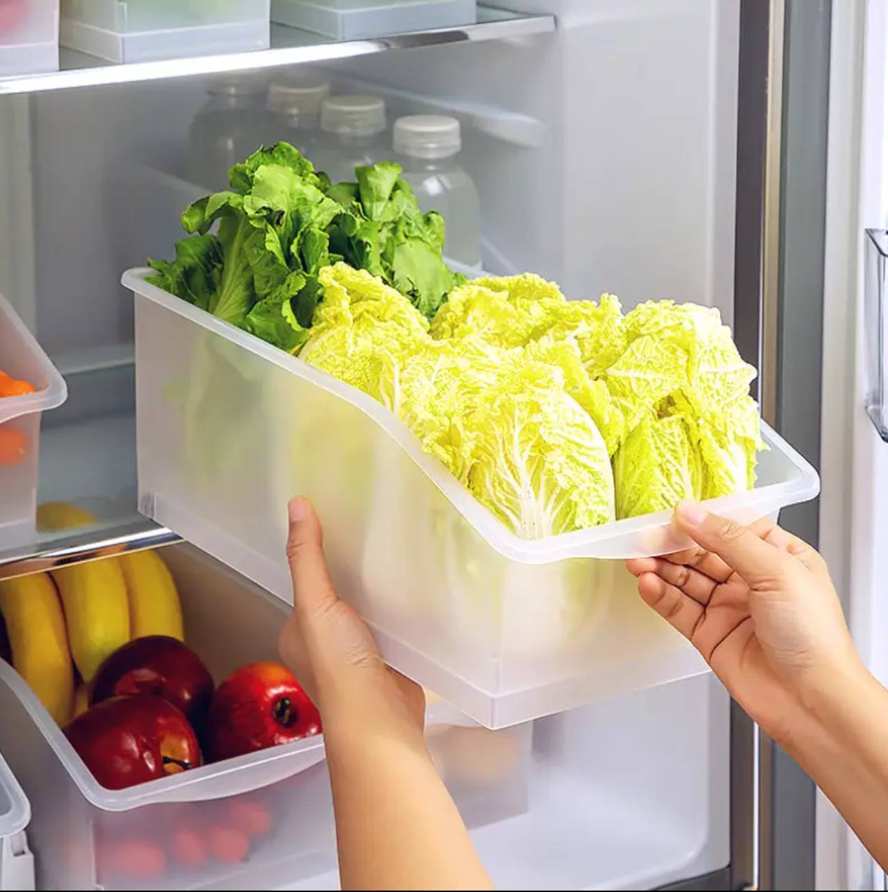Kitchen Refrigerator Drawer Storage Box