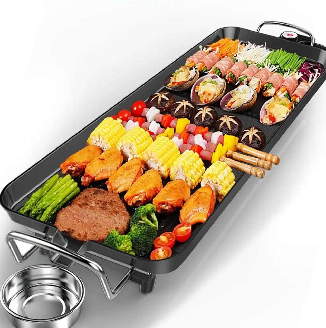 Electric BBQ Grill Pan
