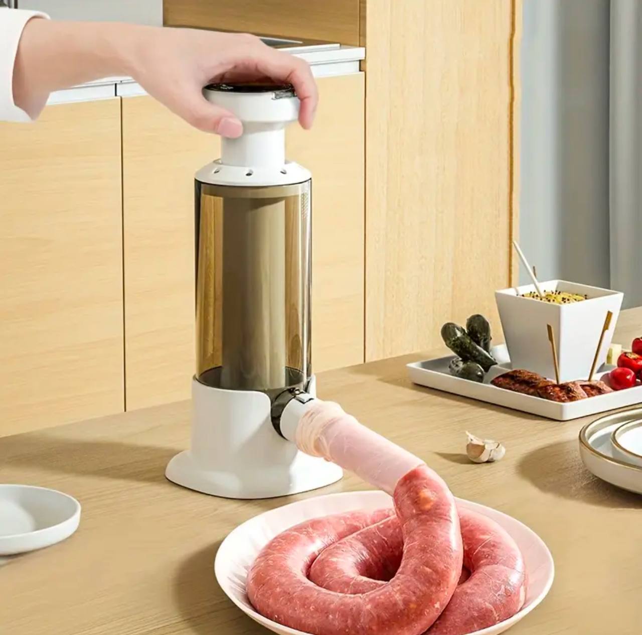 Manual Sausage Stuffer.