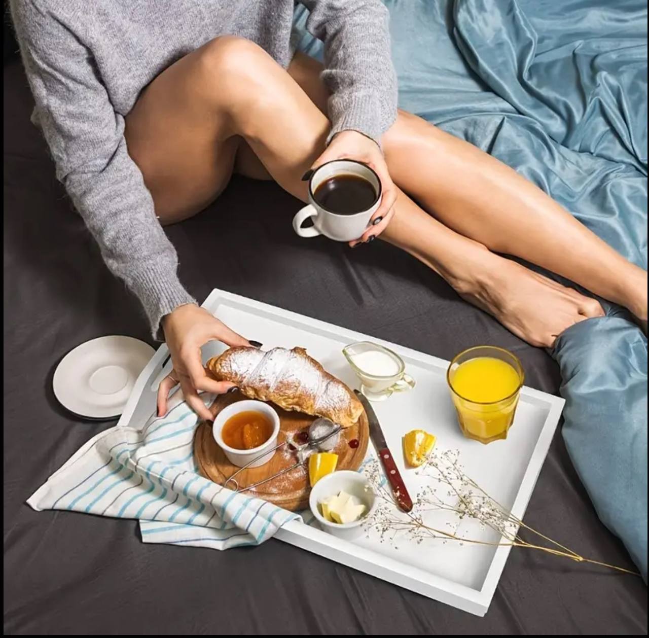 Foldable Bamboo Tray