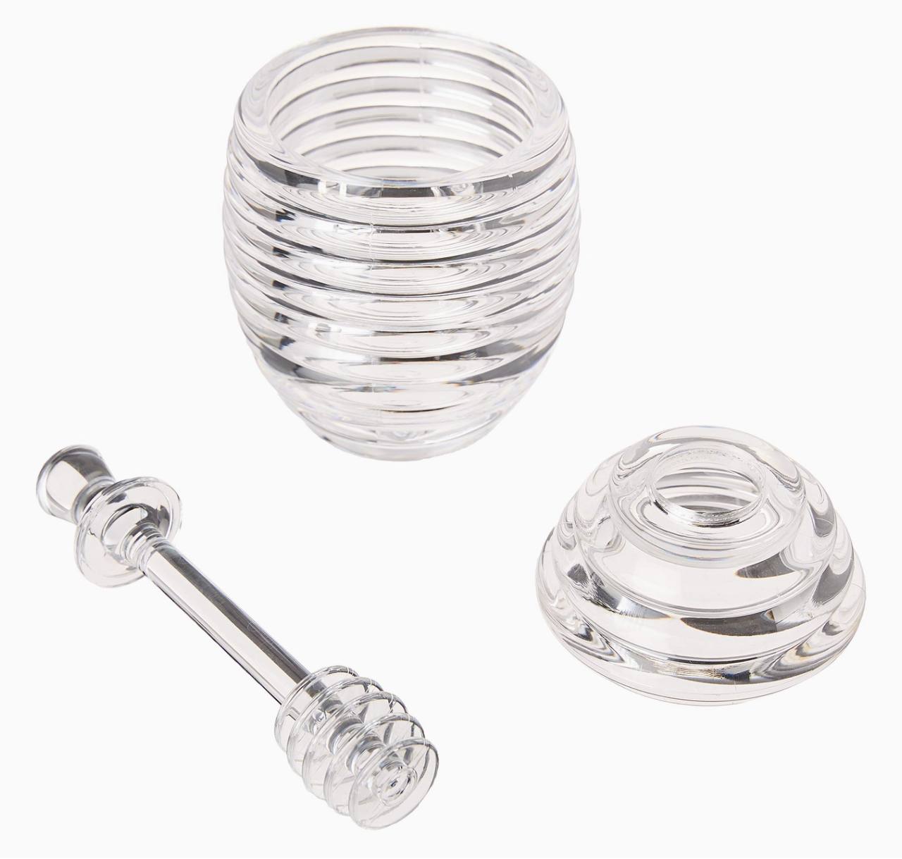 Acrylic honey dispenser